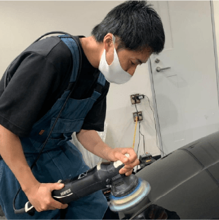 磨き作業写真１