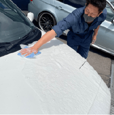 スパシャンを使用した洗車画像２